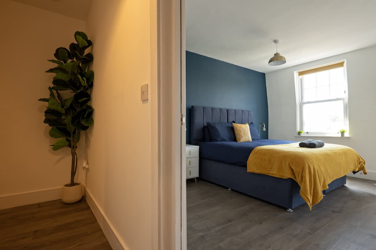 Hallway leading to bedroom