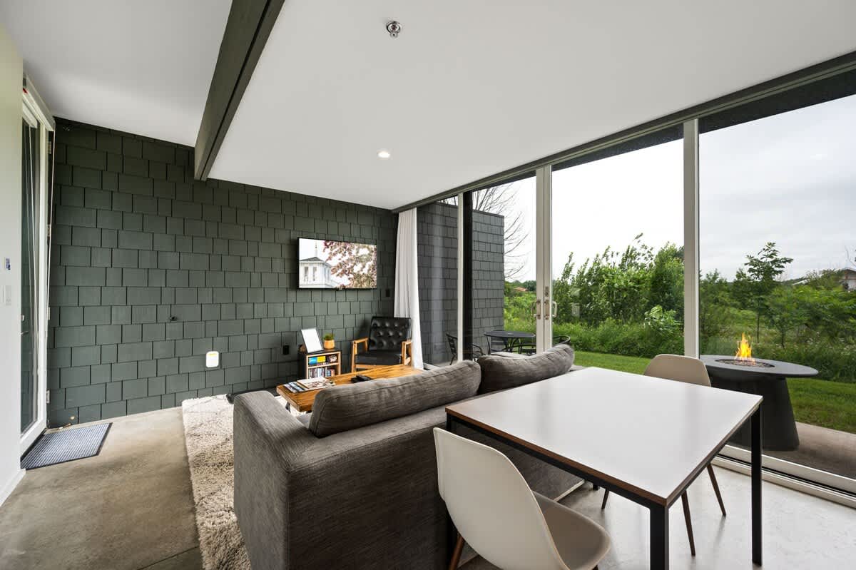 Step inside The Flats on Church Street-a modern and thoughtfully designed escape in the heart of Door County.