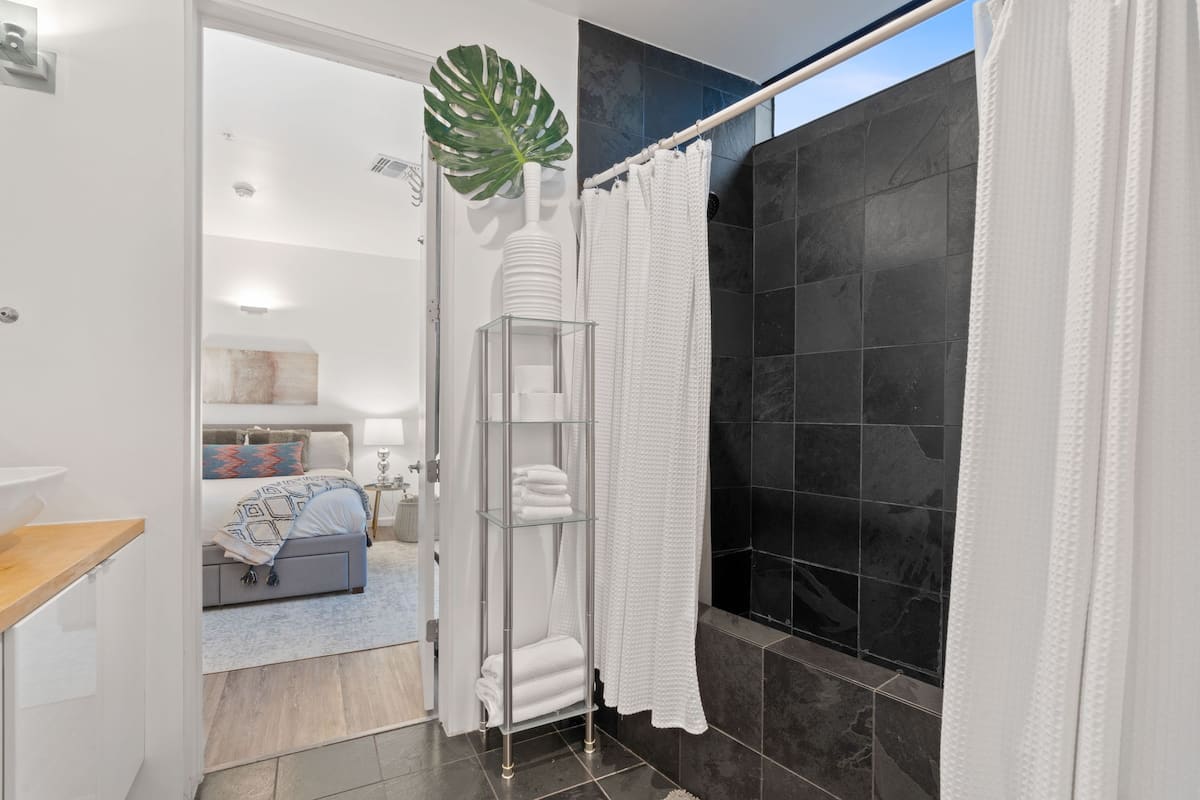 Connecting bathroom