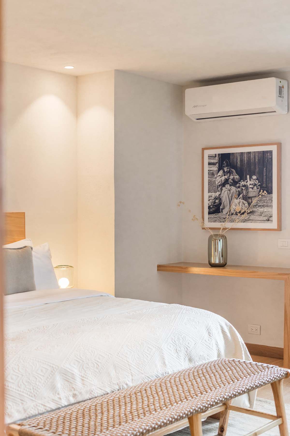 Bedroom with Air Conditioning