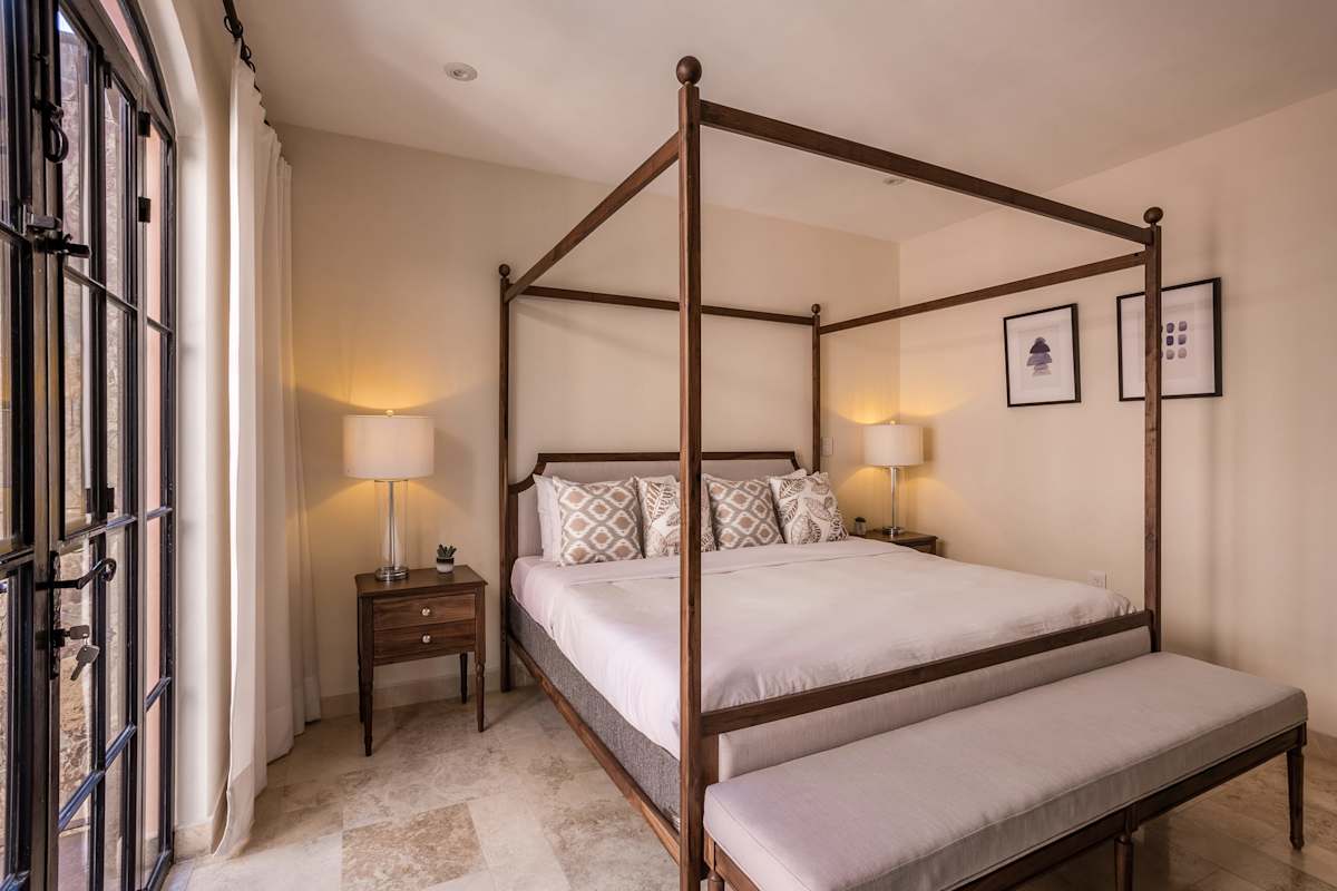 Bedroom with king bed