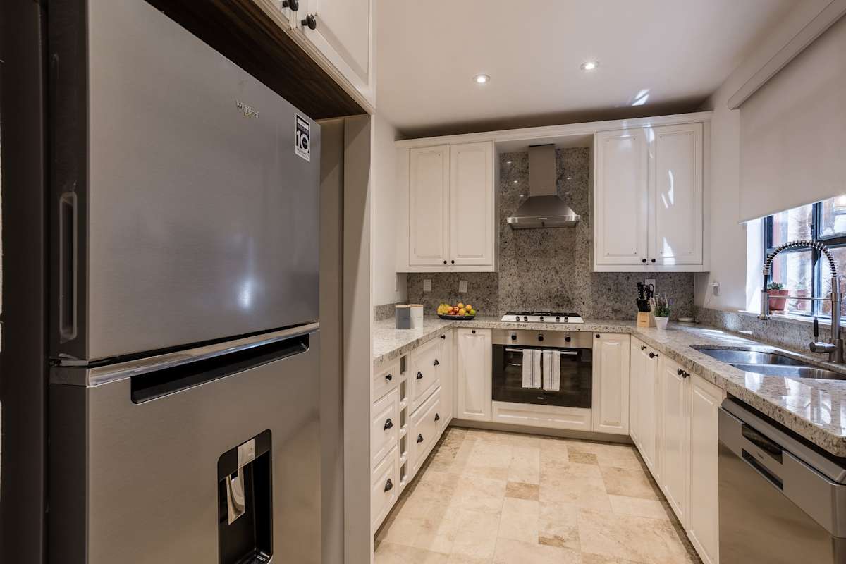 Kitchen with new appliances