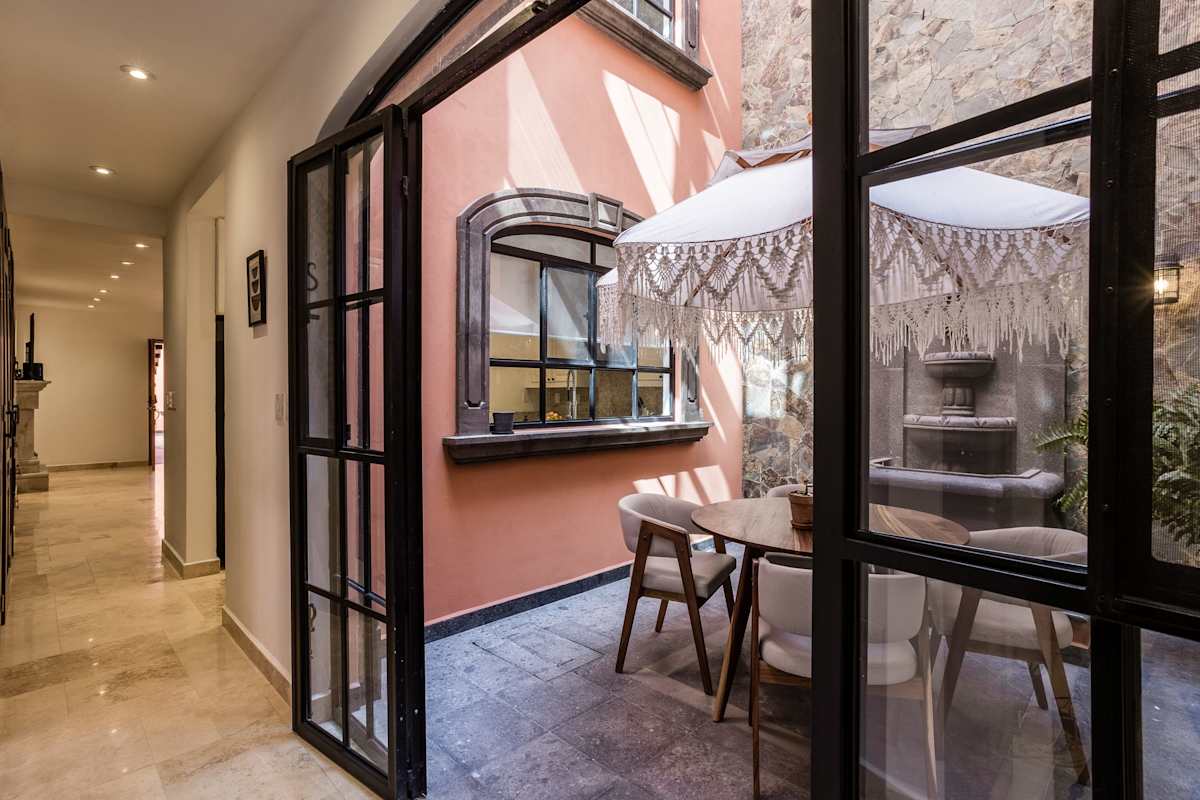 Patio with outdoor seating