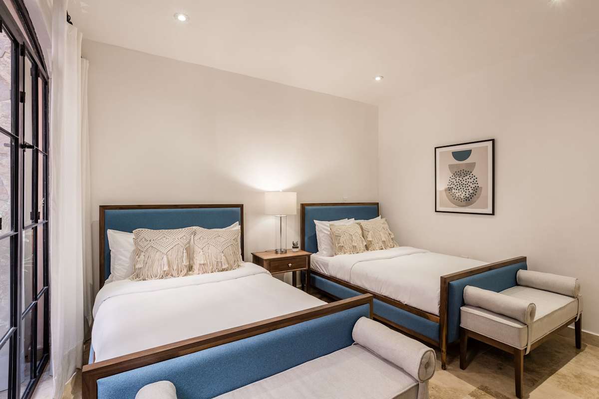 Bedroom with double beds