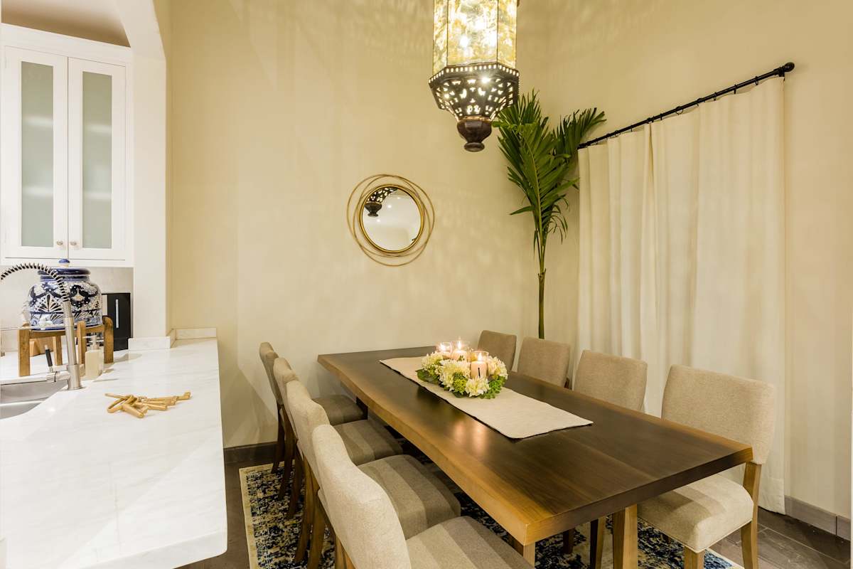 Formal dining area