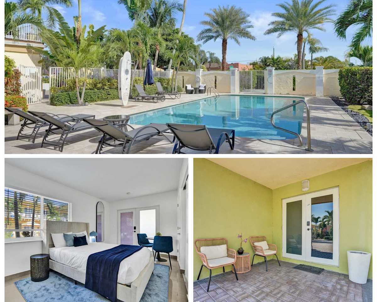 Modern Lake Worth Suite w Patio and Pool