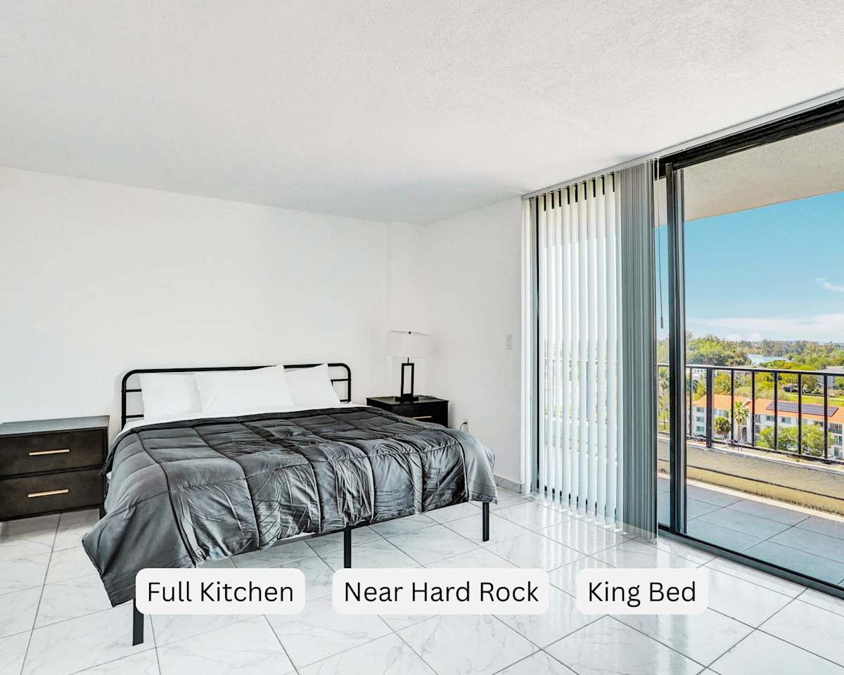 Park Towers 1BR Miami Gardens | Near Stadium