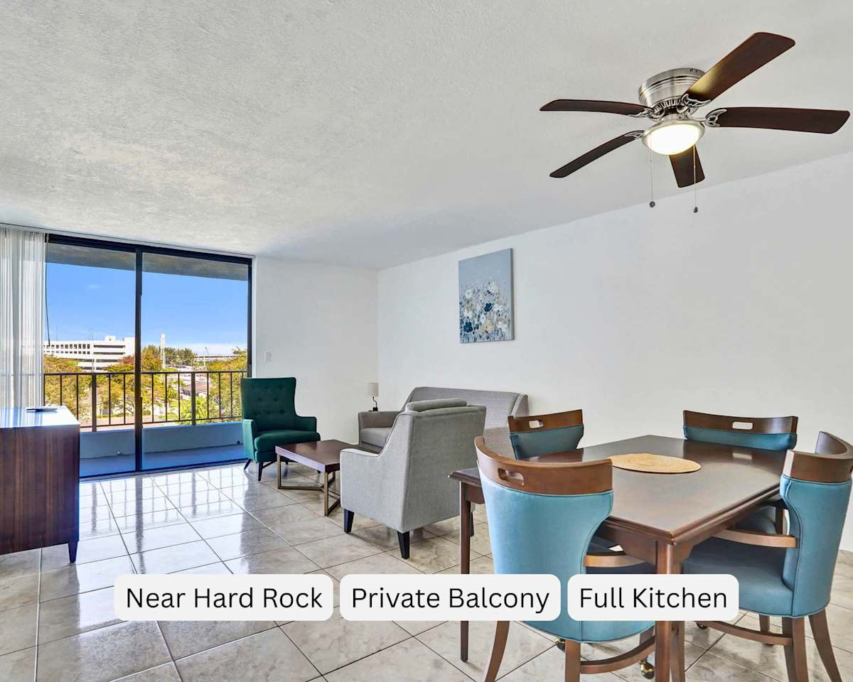 Park Towers Homey 1BR Escape | Hard Rock Stadium