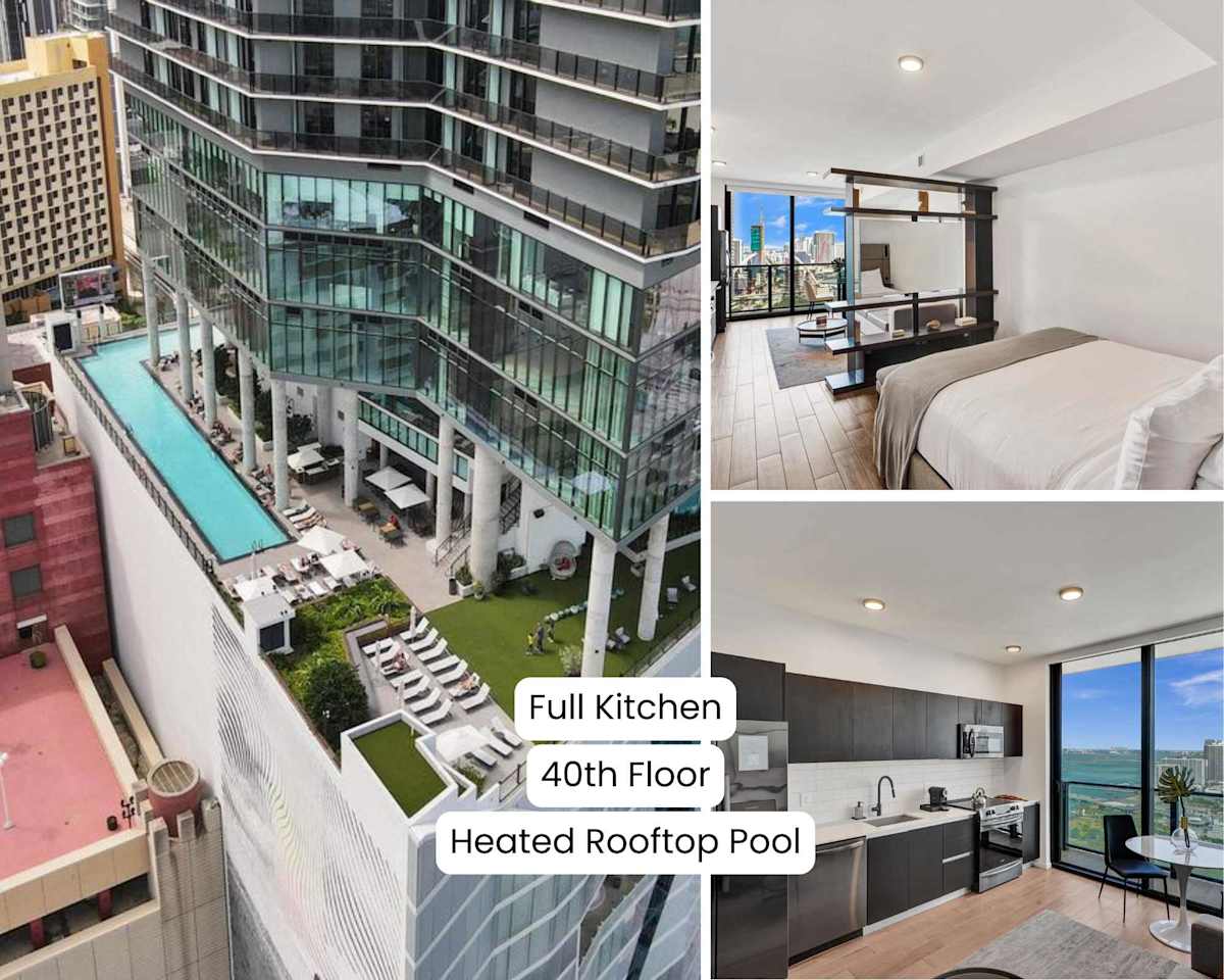 Luxury Miami Studio | City & Bay Views