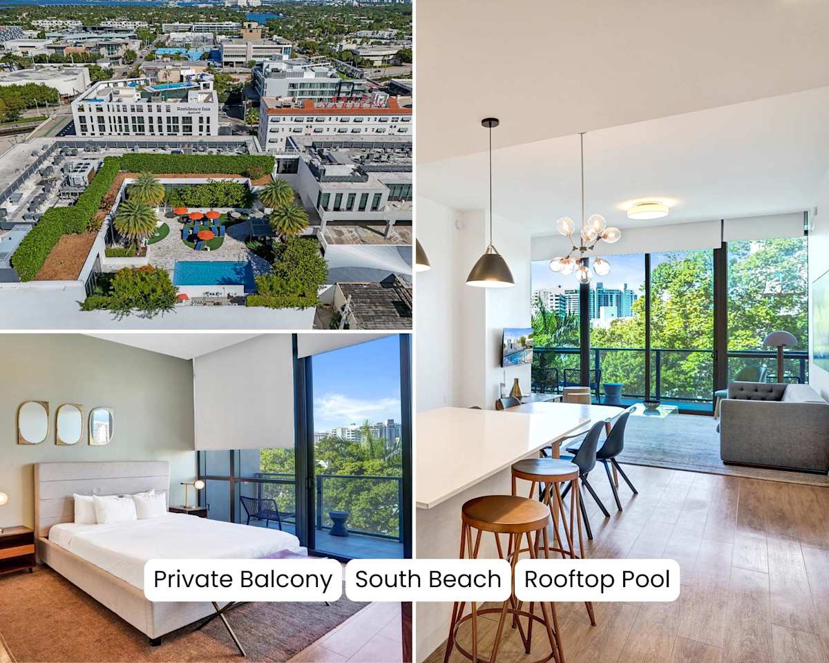 17WEST Miami Luxury 2BR Retreat with Balcony