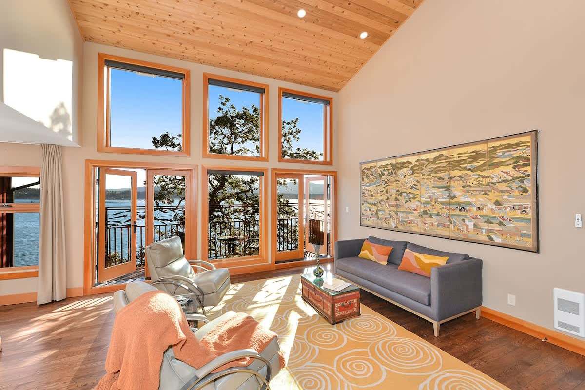 Amazing views from the main living room.