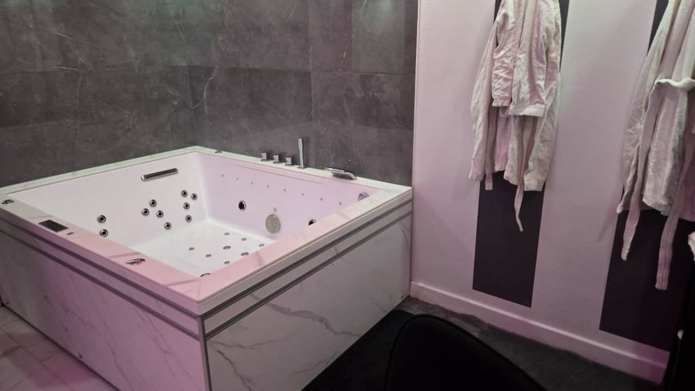 Le jacuzzi, ambiance tamisée