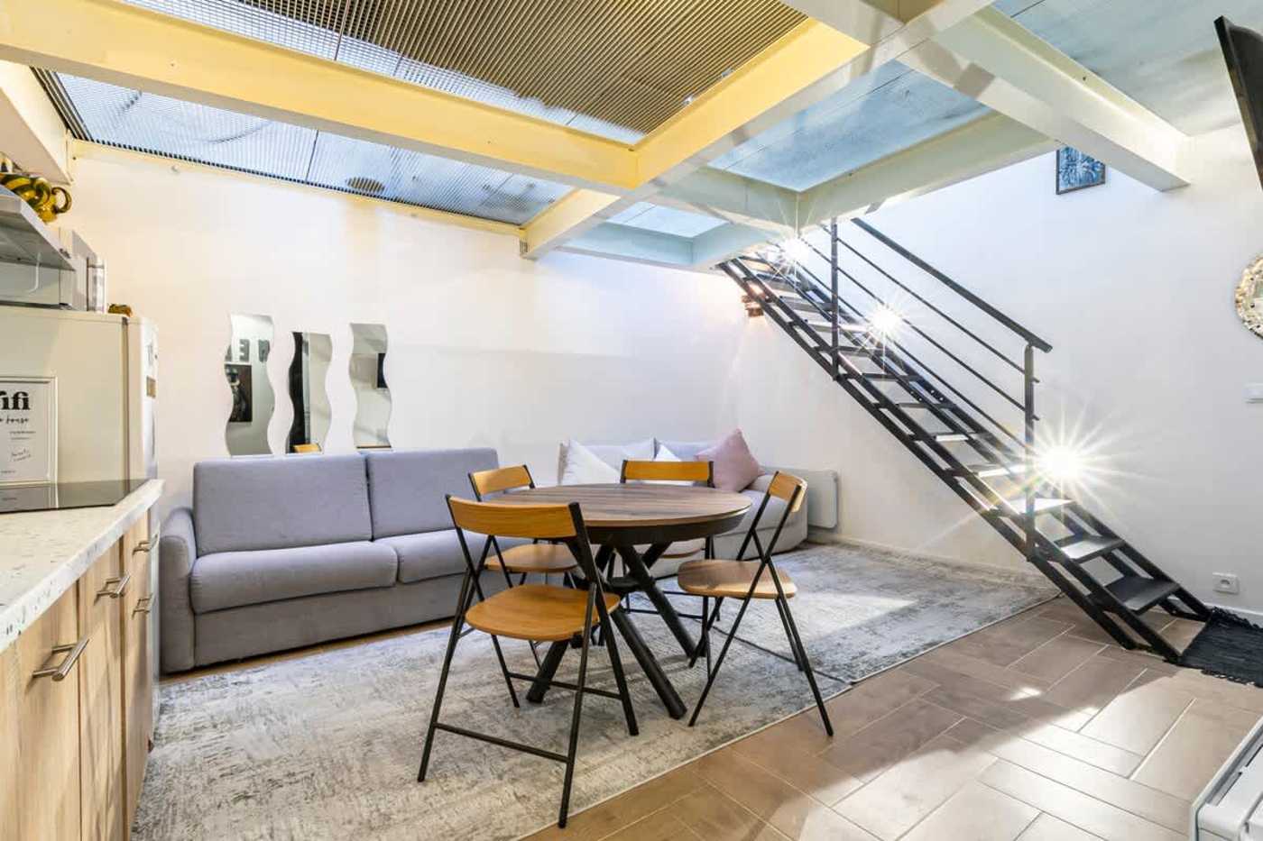 Rue des Gravilliers, Haut-Marais — living area