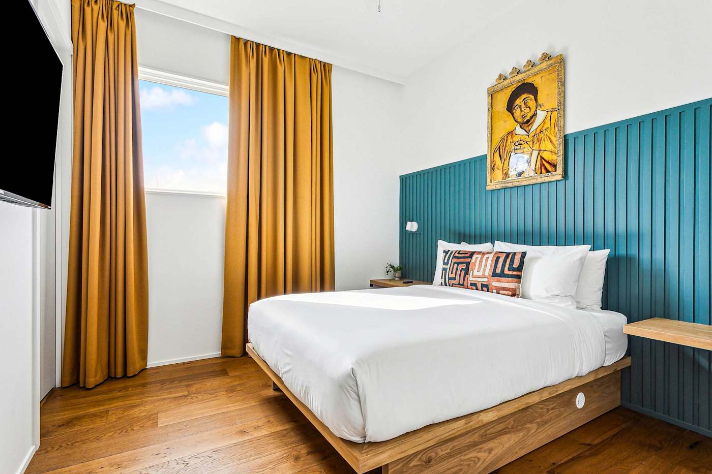 Bedroom 5 · Accessible queen at The Florentine