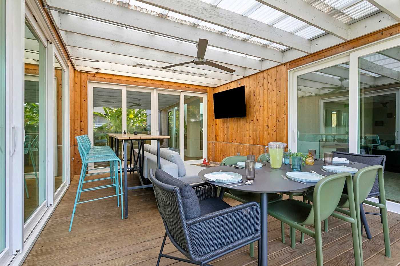 The Covered Patio at The Herald