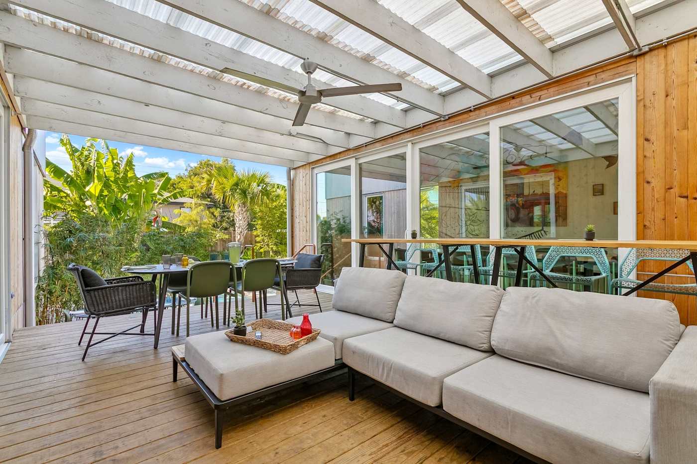 The Covered Patio at The Herald
