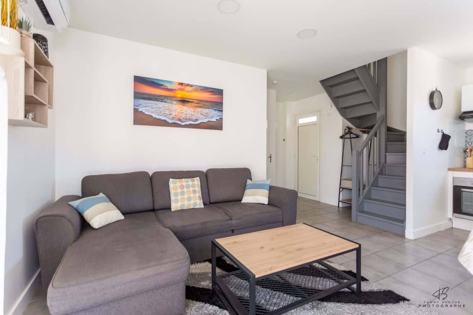 Villa 8 pers climatisée avec terrasse proche mer : vue principale