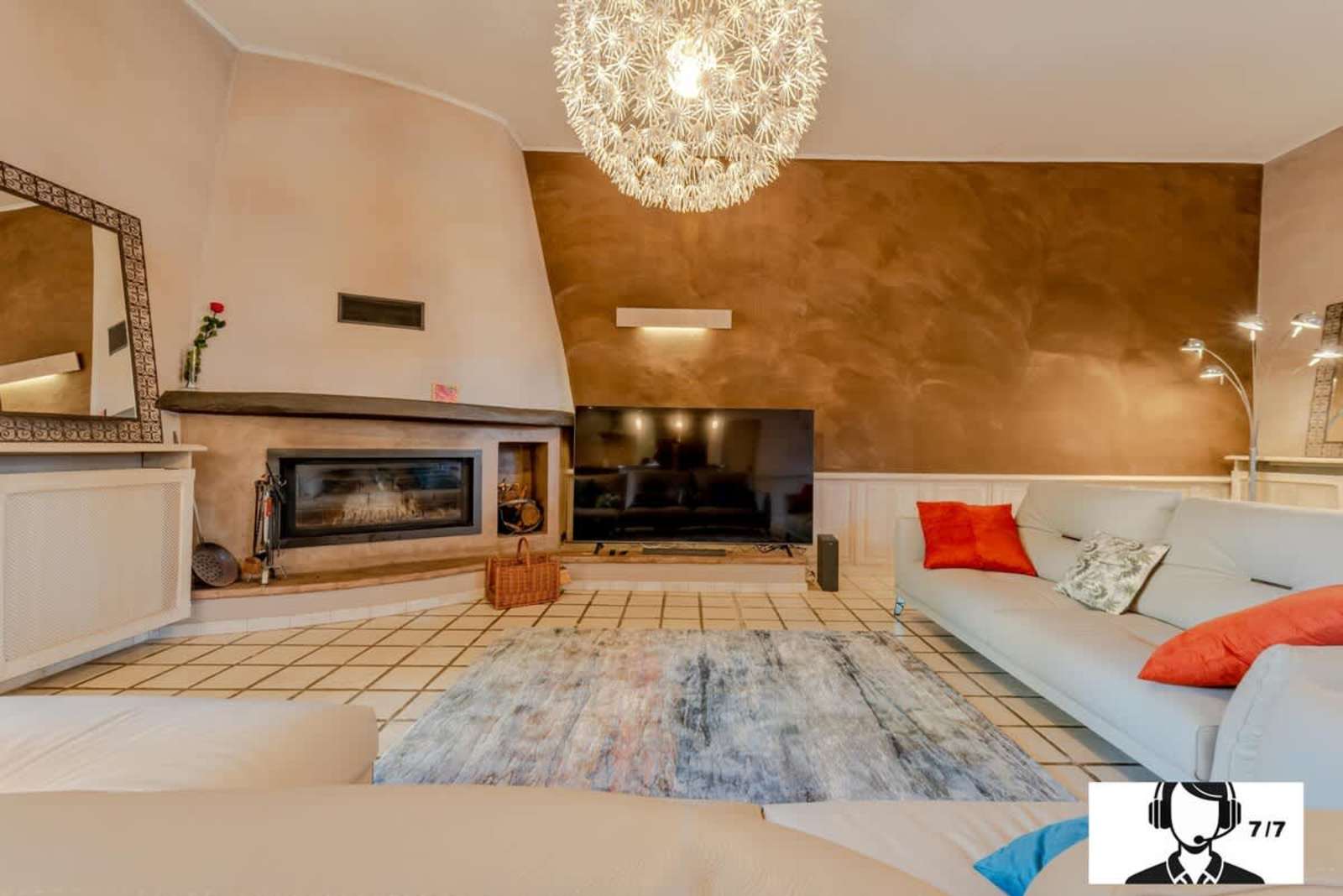 Villa avec piscine 8 pers proche Perpignan : vue principale