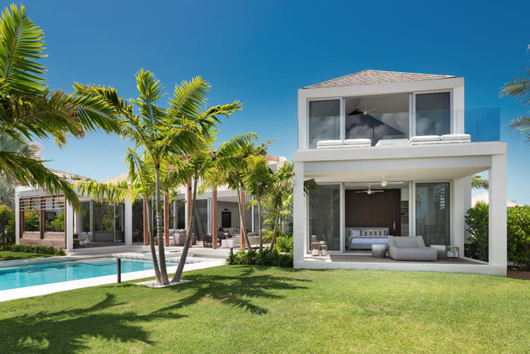 Villa Cabuya living area, Grace Bay, Turks & Caicos