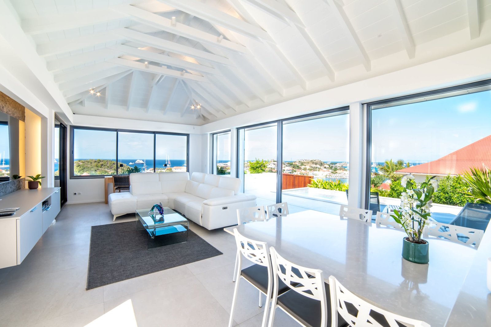 Villa GRENADINES living area, Gustavia, St. Barths