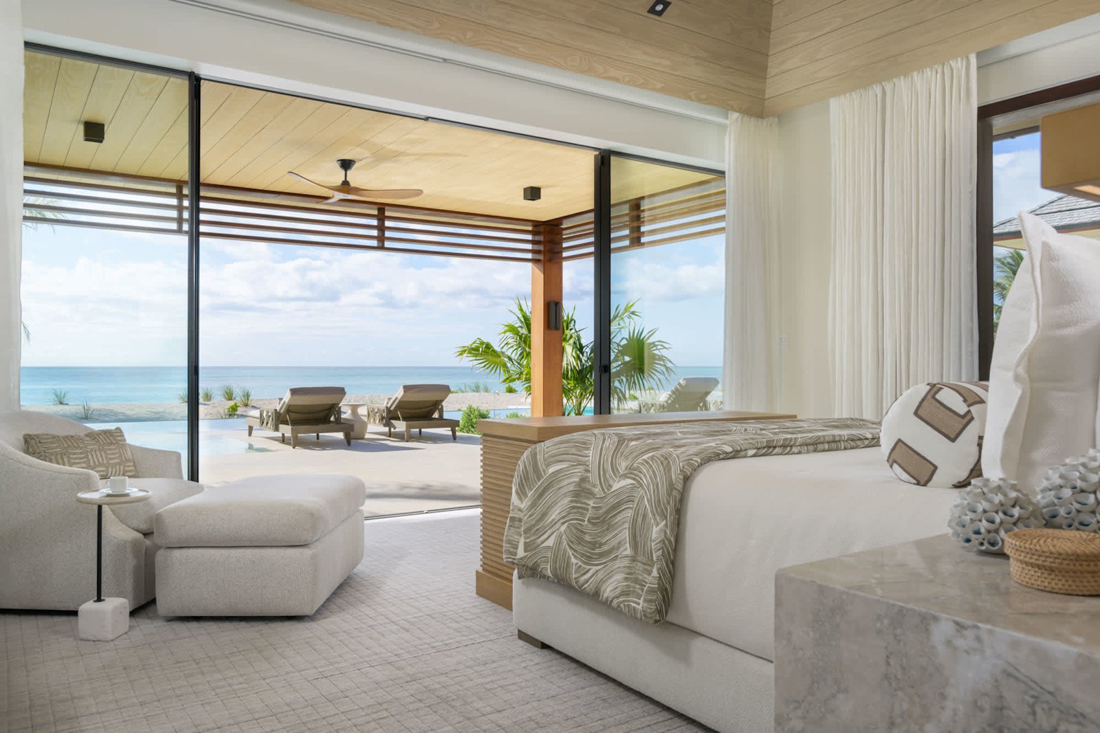 Villa Footprints living area, Grace Bay, Turks & Caicos