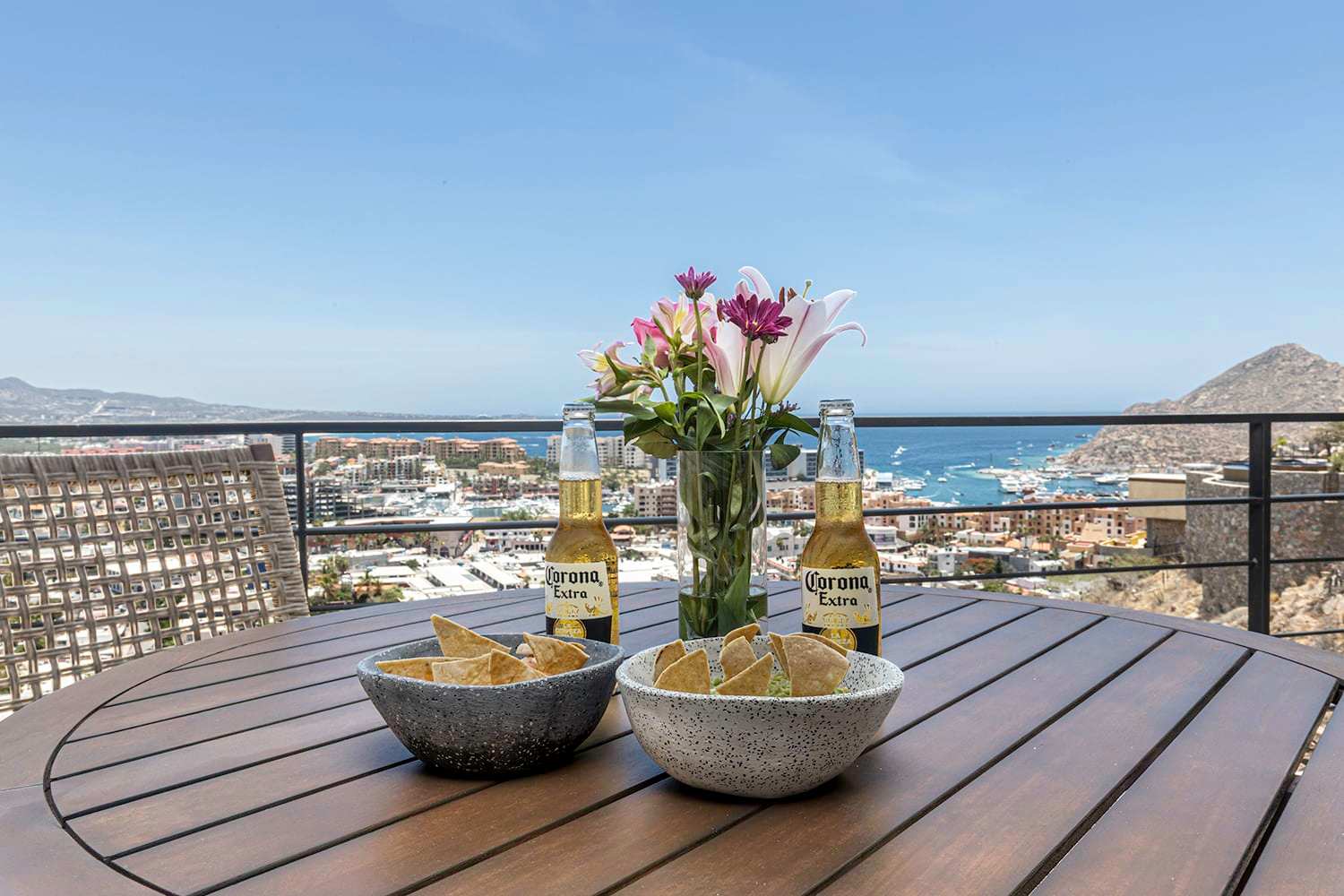 Casa Sueña terrace with views over Cabo San Lucas