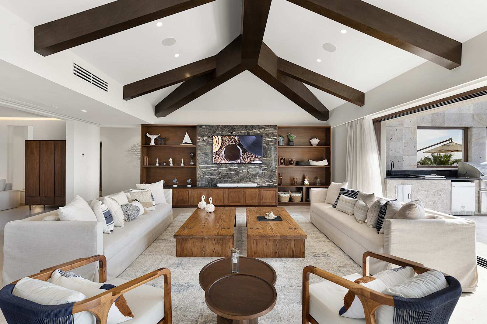 Living room at Villa del Rey, Puerto Los Cabos
