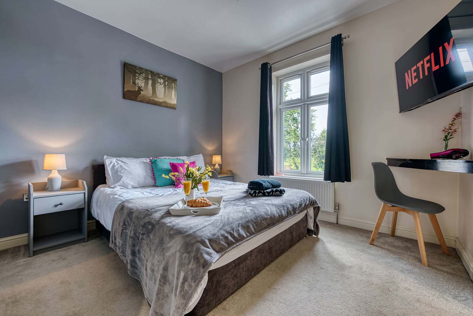 Where comfort doubles and the world fades away. Our quiet retreat, wrapped in soft sheets and peaceful nights.