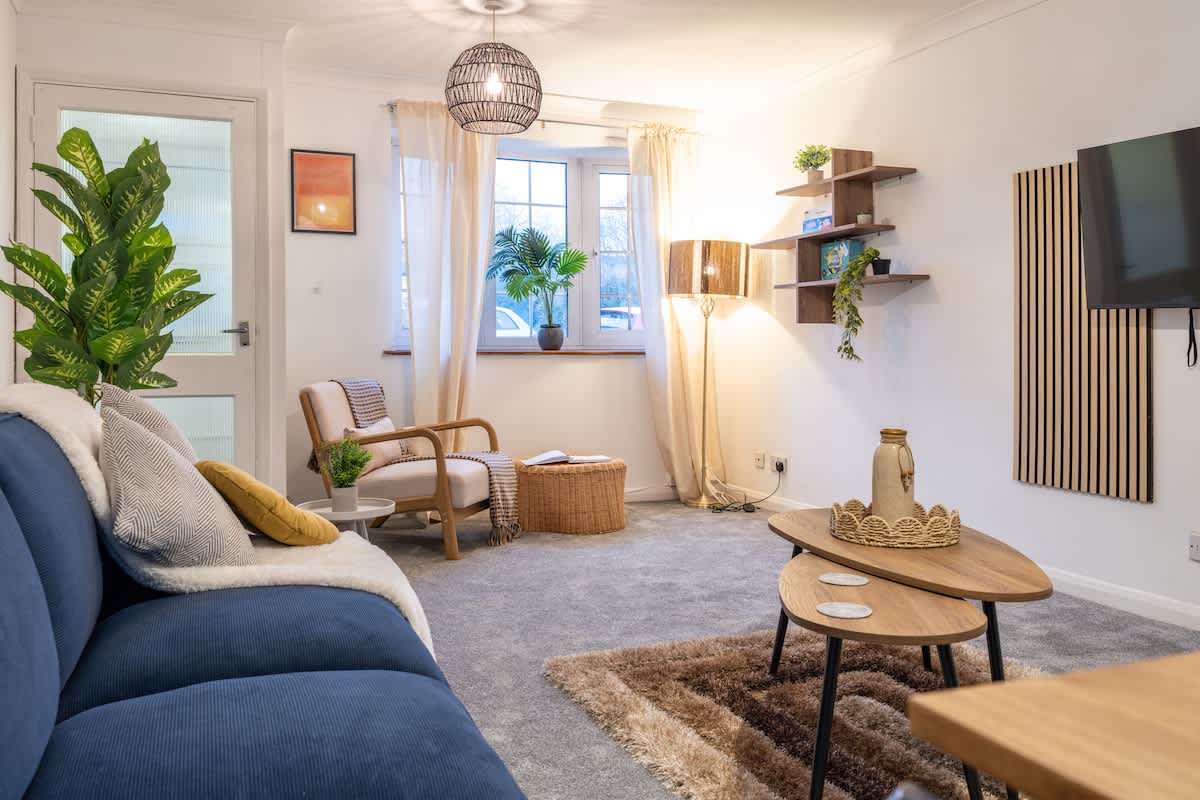 The living room in our Hitchin house