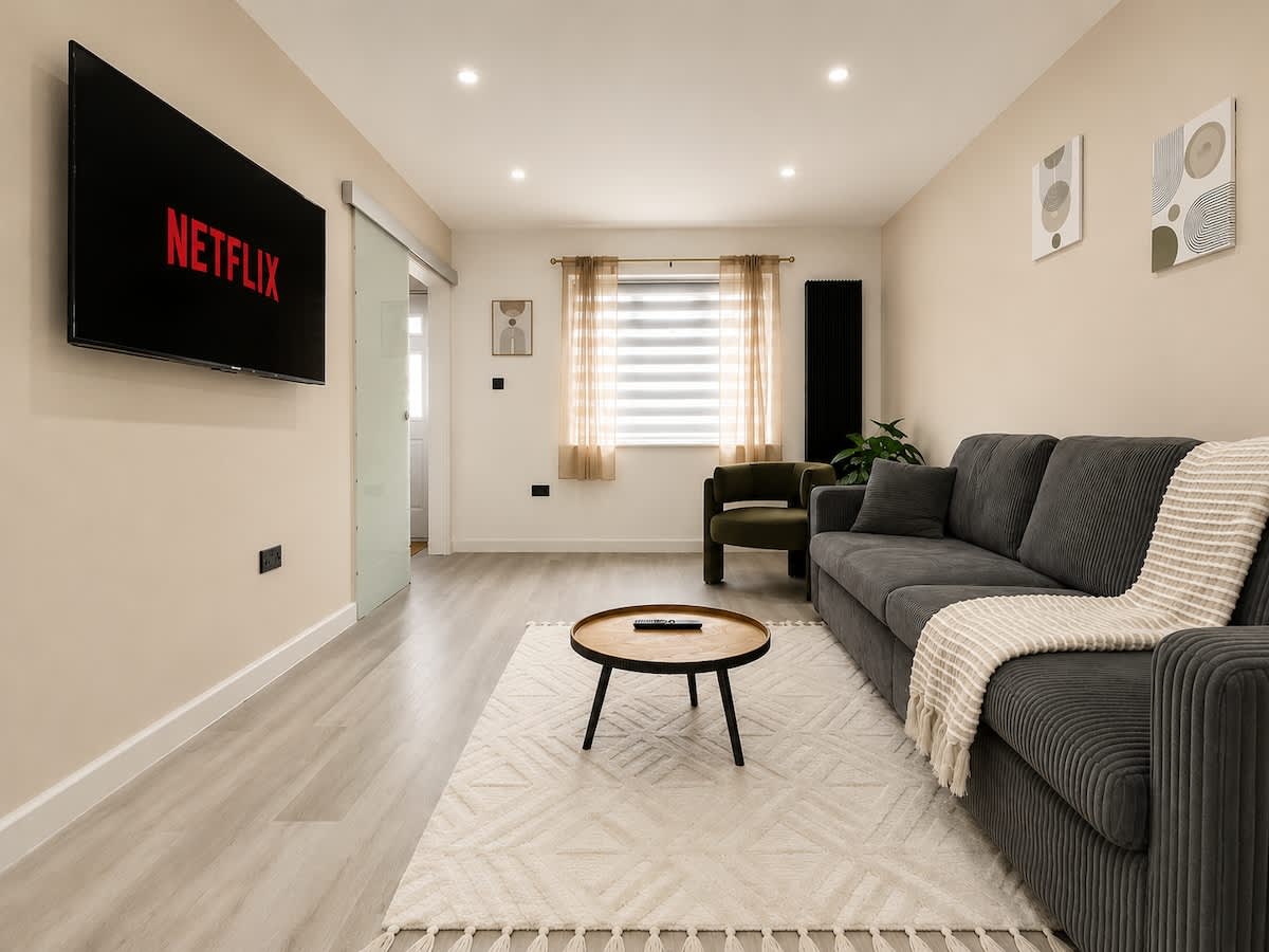 The living room in our Sunningdale house