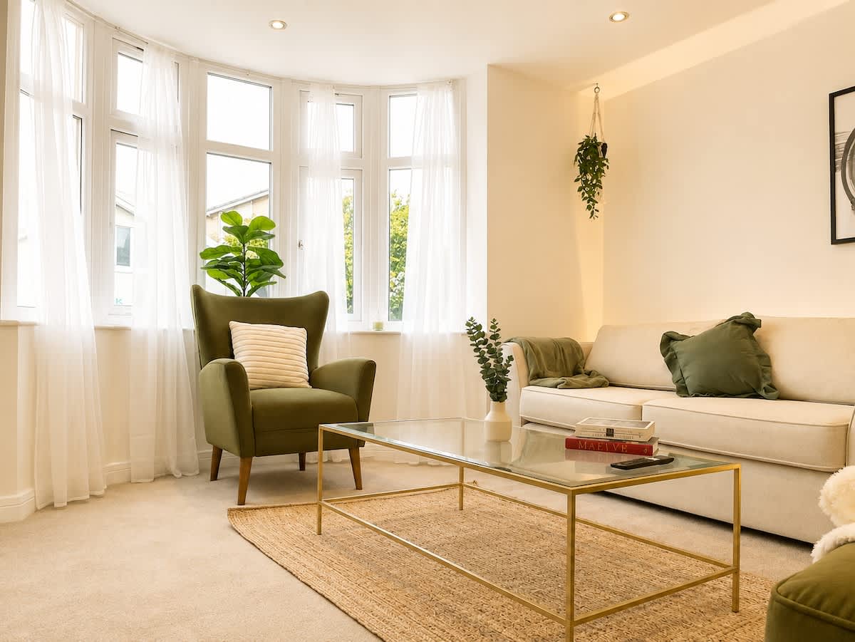 The living room in our Windsor house
