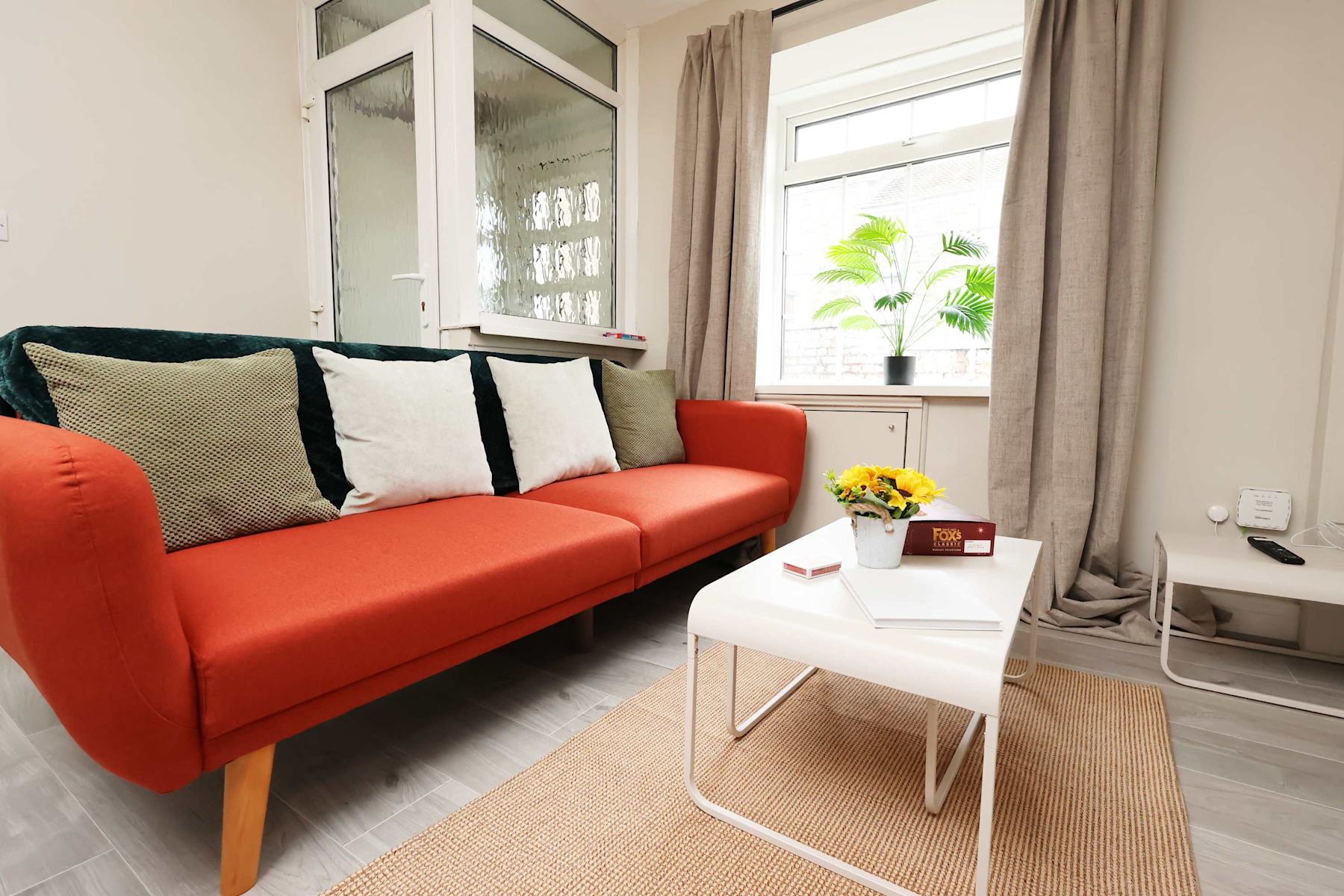 The living room in our Merthyr Tydfil house