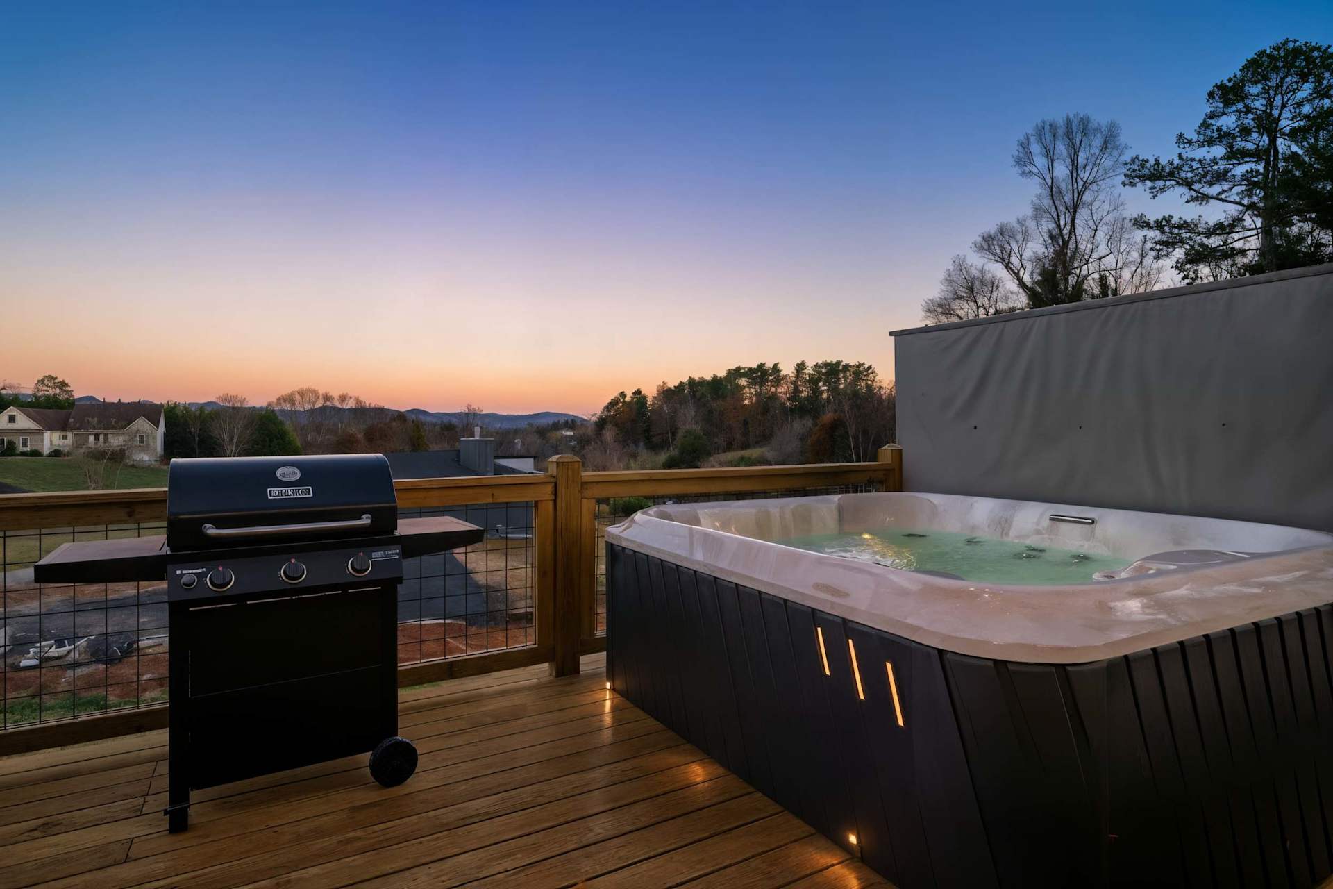 Sink into a massaging recliner for movie night in the private theater — Sonos surround, the lights down, the whole crew in. Bad weather suddenly sounds great.