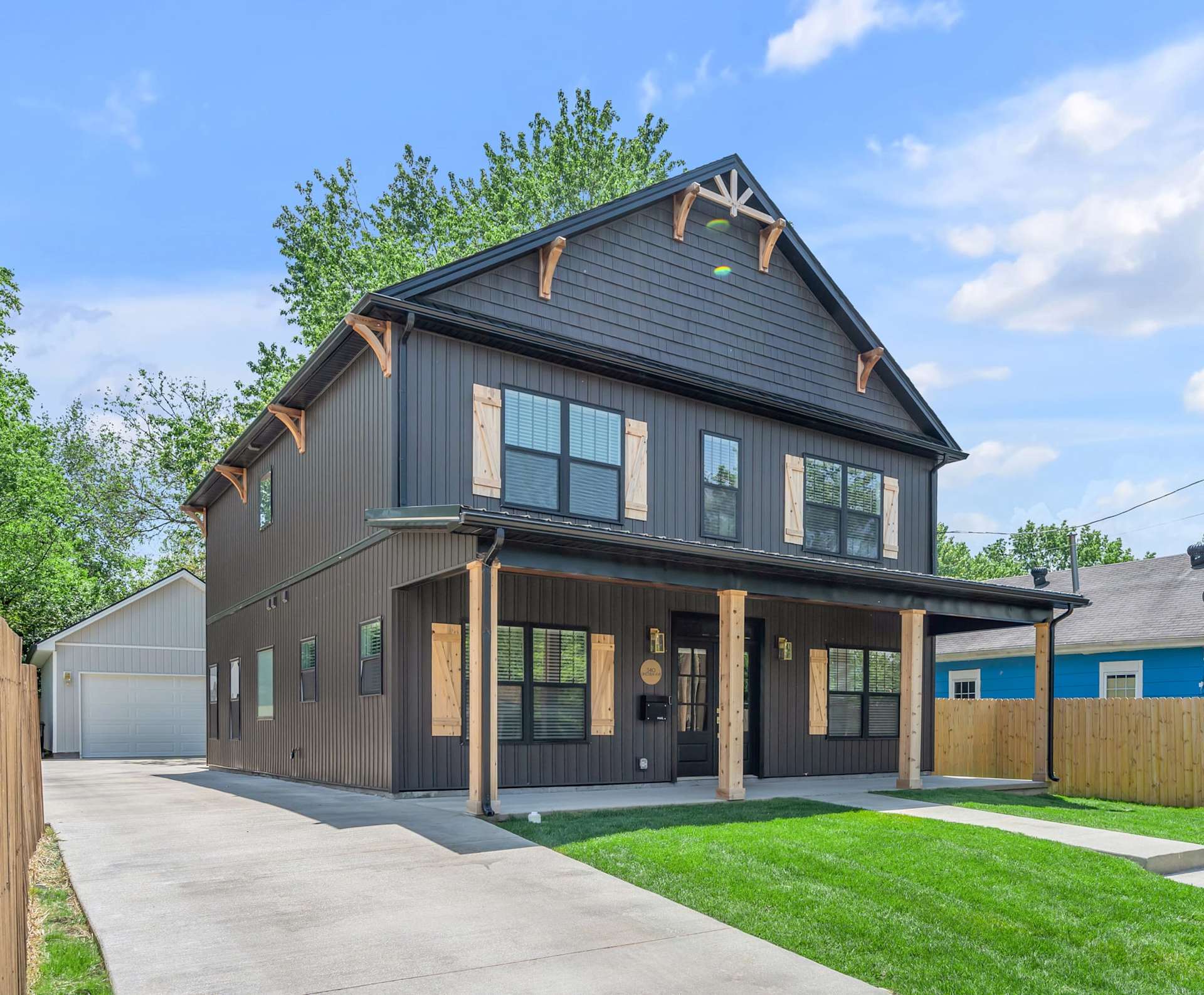 Pull up and park — your five bedroom Lexington base camp is waiting, two-story and built to hold our whole group in style.