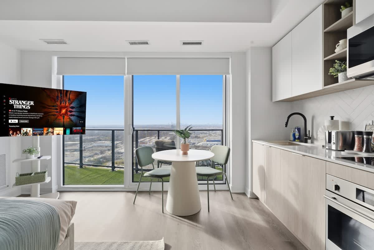 Modern Etobicoke Studio Sleek Queensway Retreat-hero-photo