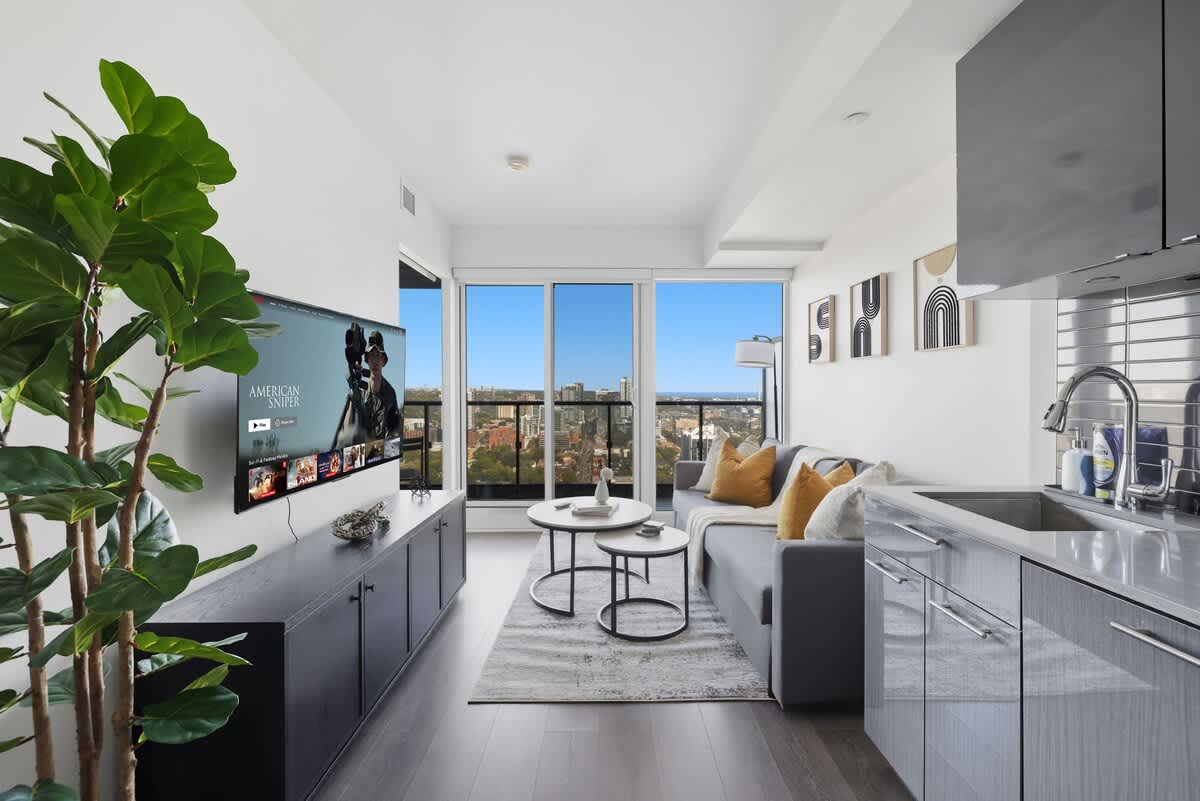 Urban 2BR Suite near Yonge-Dundas | Private Balcony-hero-photo