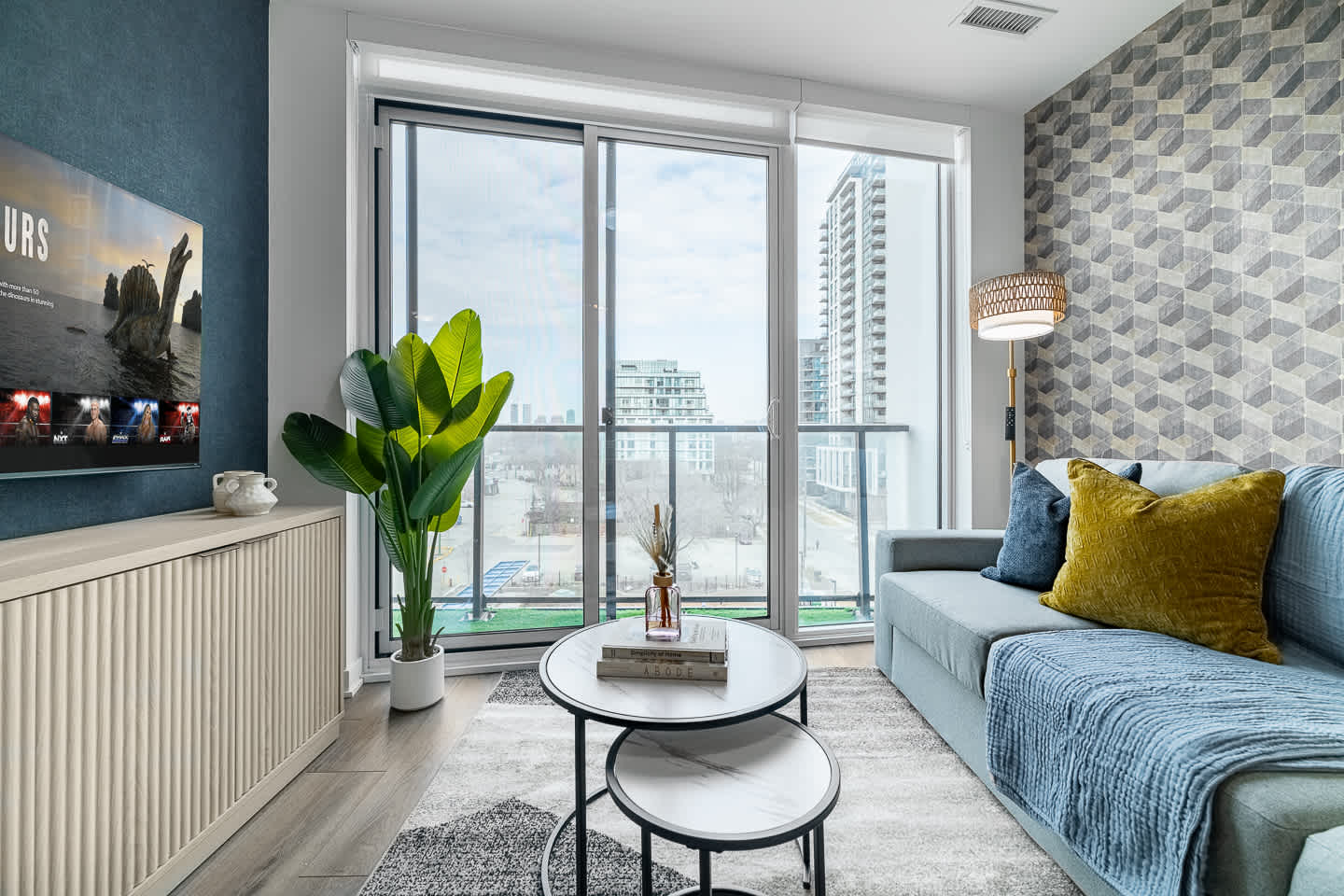 Stylish 1BR Suite near Sherway Gardens, Balcony-hero-photo
