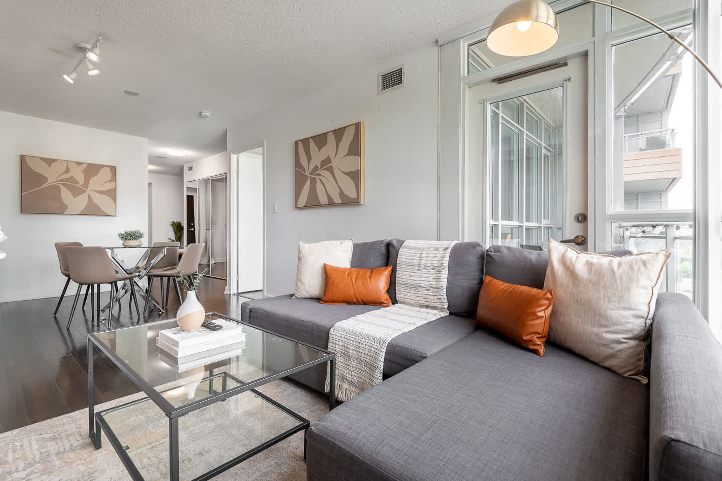 Sleek 1BR Den City Place Oasis w Balcony & TV-photo-2