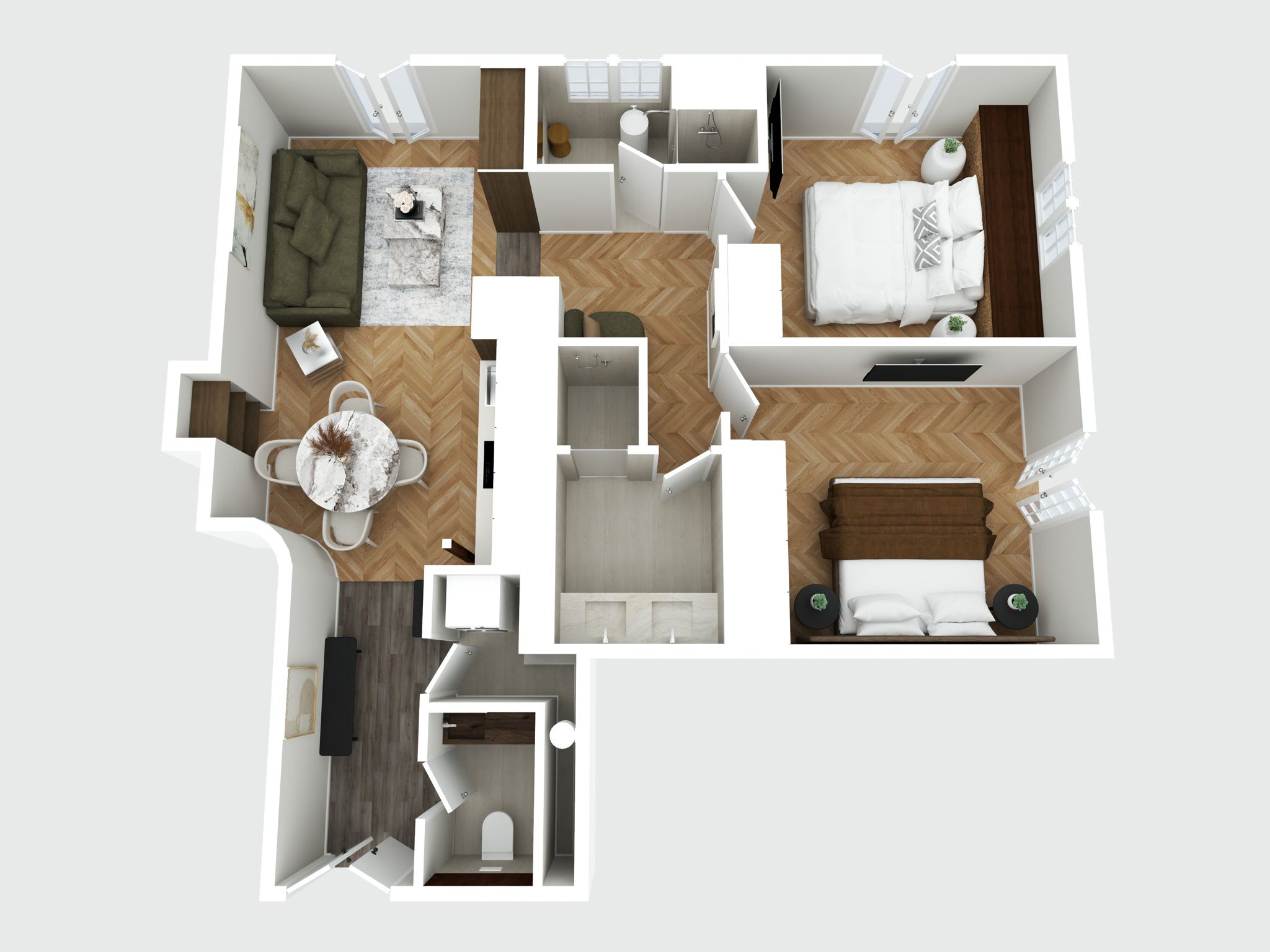 Harmony Collection II 2BR 6P AC Opera Grevin — 15