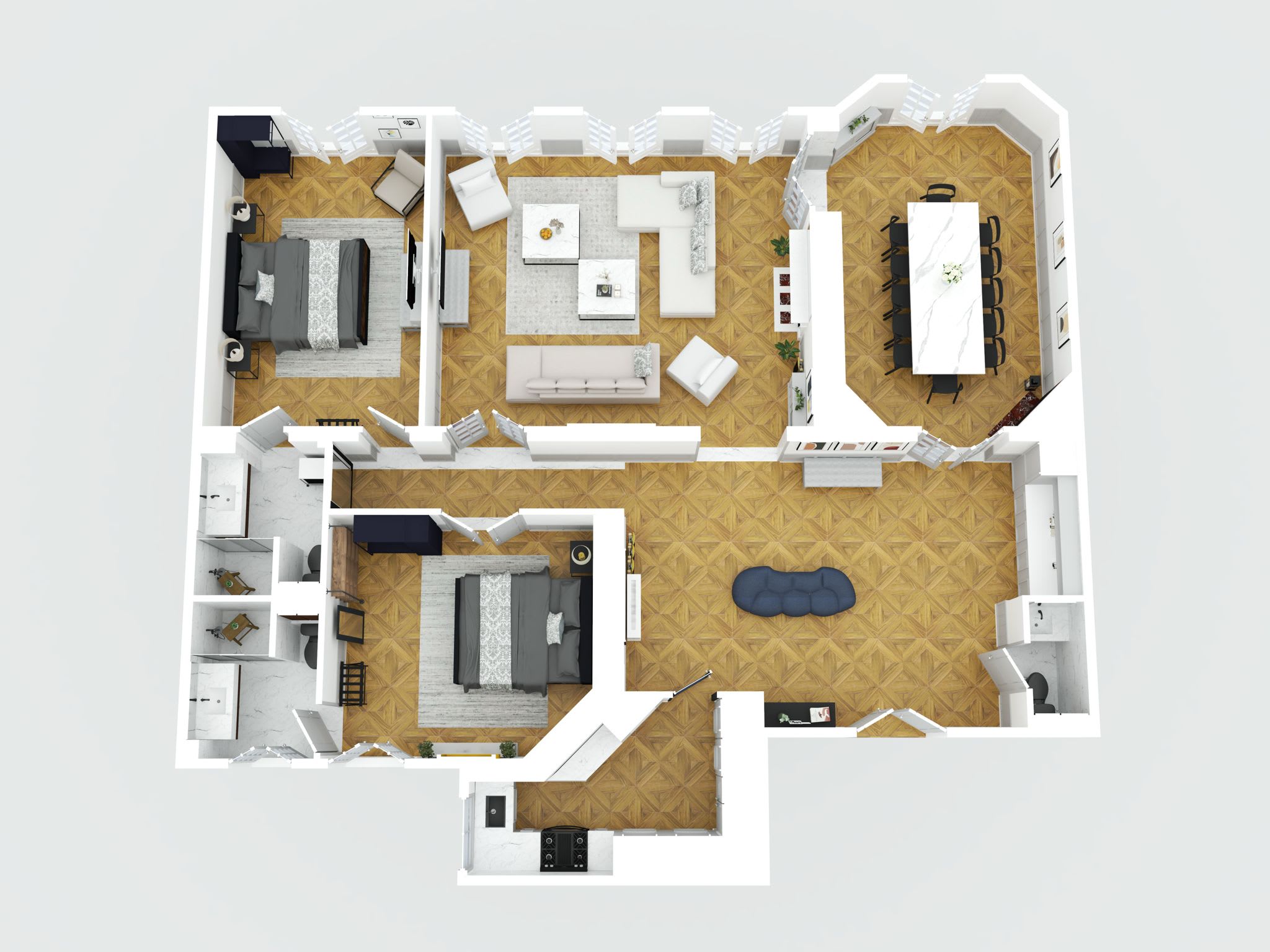 Beautiful and Stylish 2 Beds in Trocadéro 16th — 41