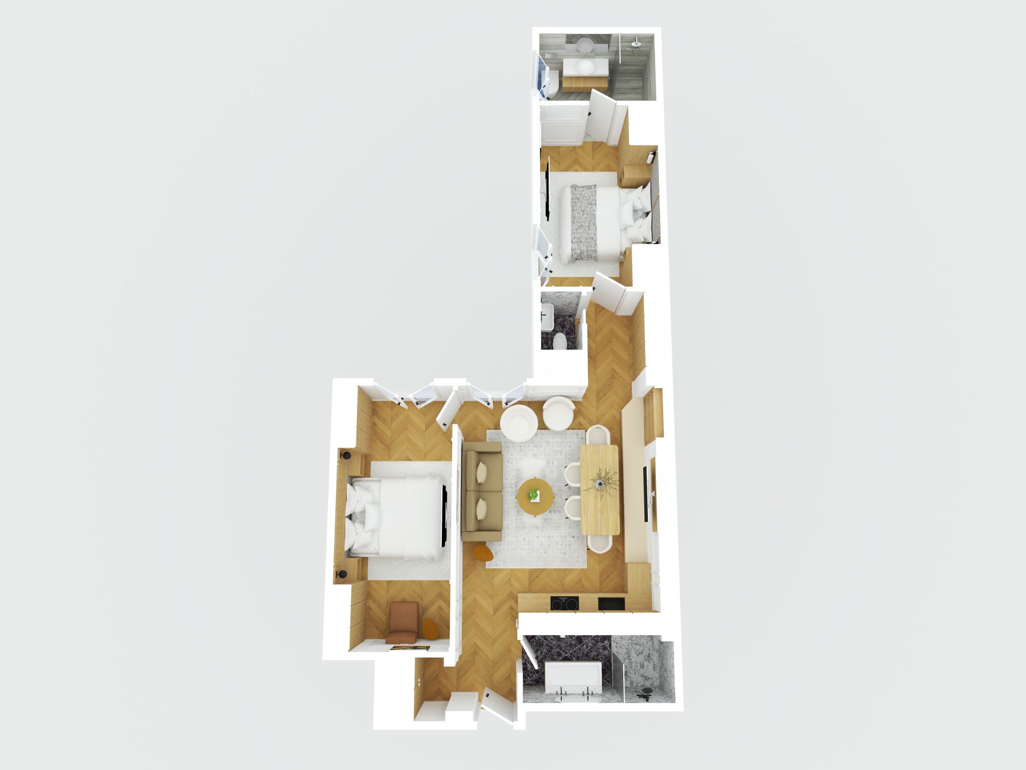 Splendid Apartment 2BR 6P Near Palais Royal with AC — 10