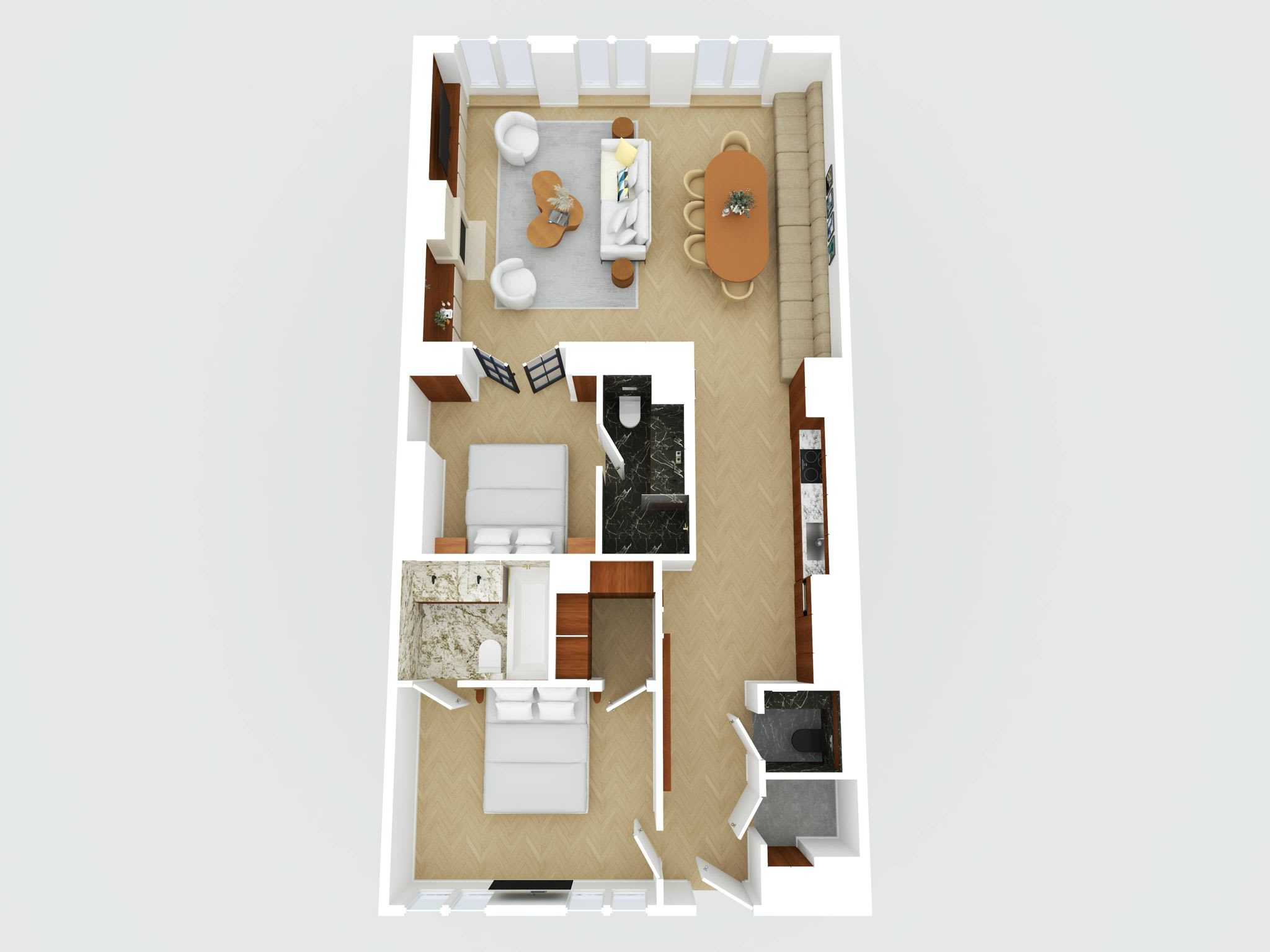 Stylish Rue des Rosiers Gem Modern 2 Bed with AC — 20