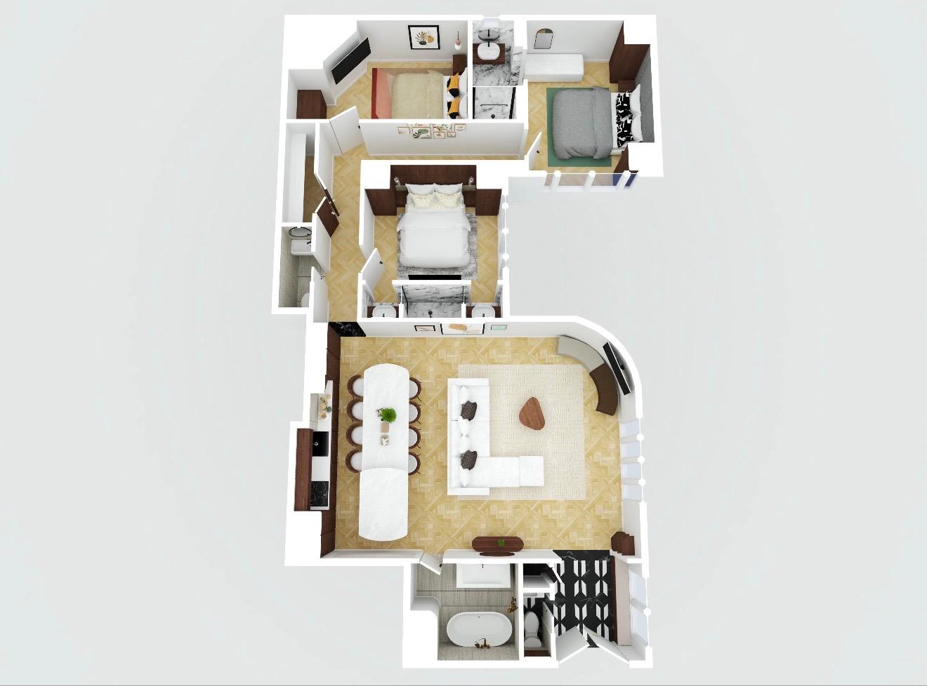 Luxury Comfort 3BD 8P AC Heart of Le Marais — 32