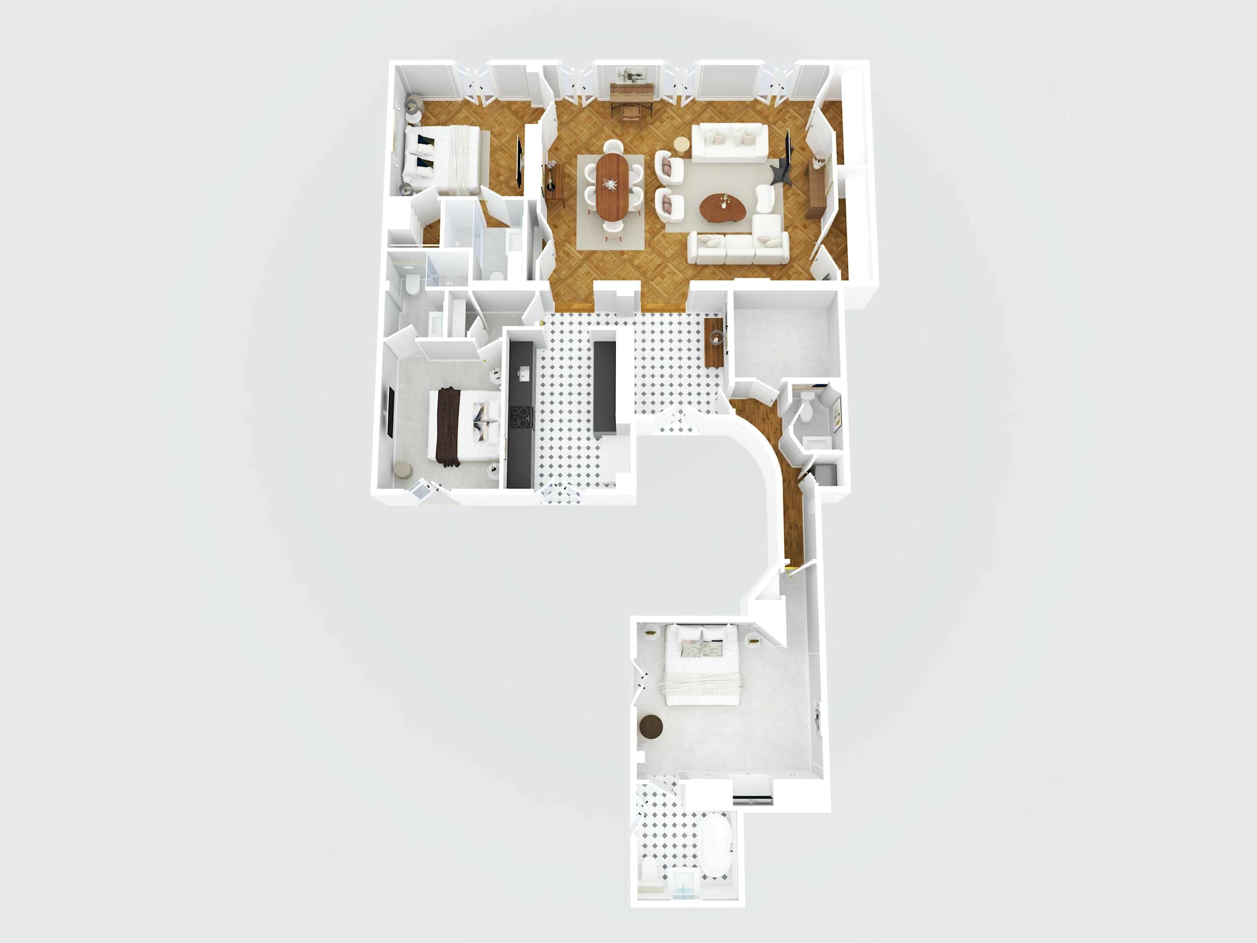 Arc de Triomphe Luxury 3 Bed 3 Bath AC — 30