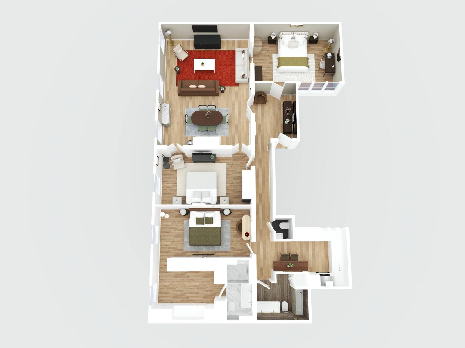 Montaigne Collection I 3BR 6P Triangle d Or — 34