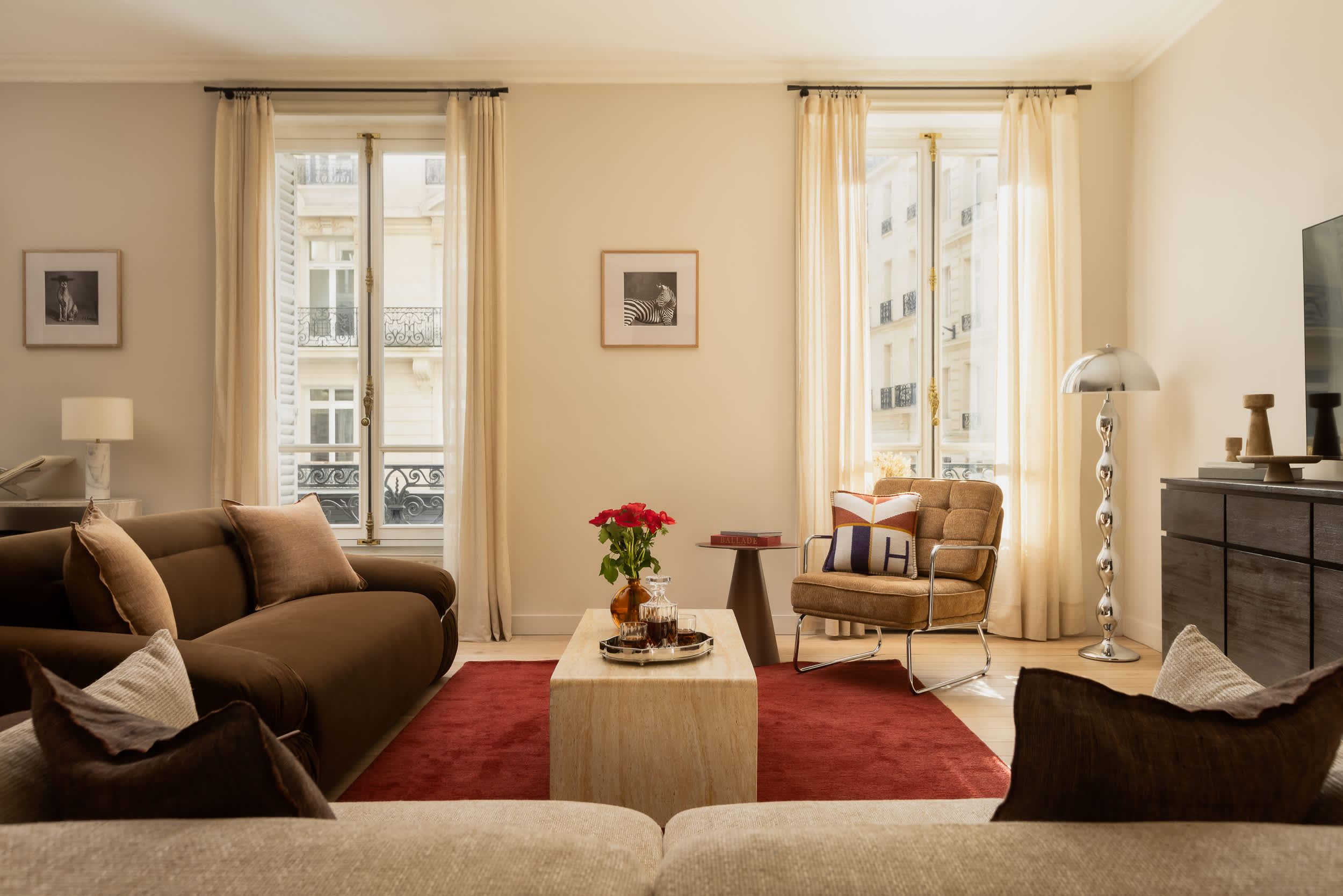 Luxury Parisian apartment interior from the Aircube collection