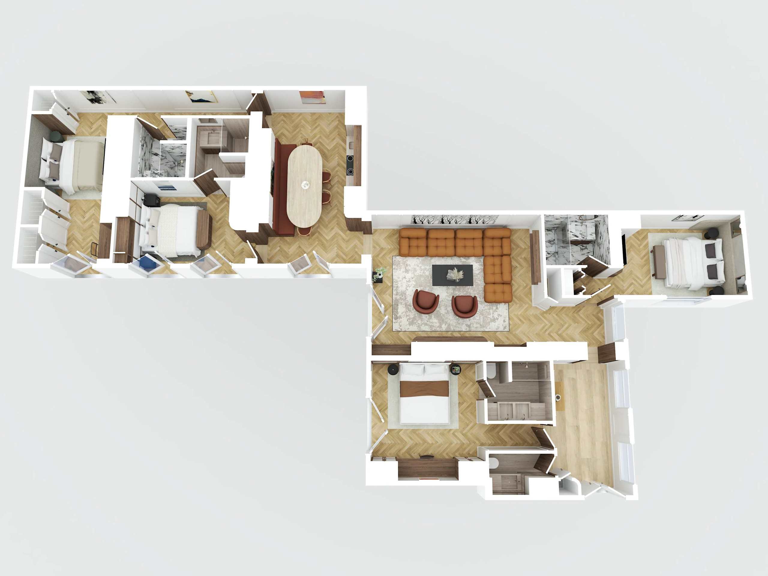 Temple Luxury Heaven 4Bed 4Bath with AC — 45