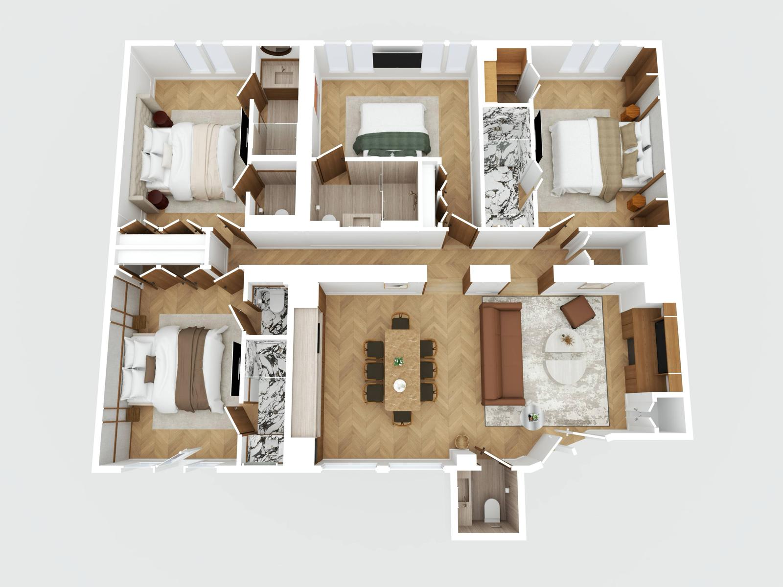 Saint Germain Luxury 4BR 8P with AC — 37