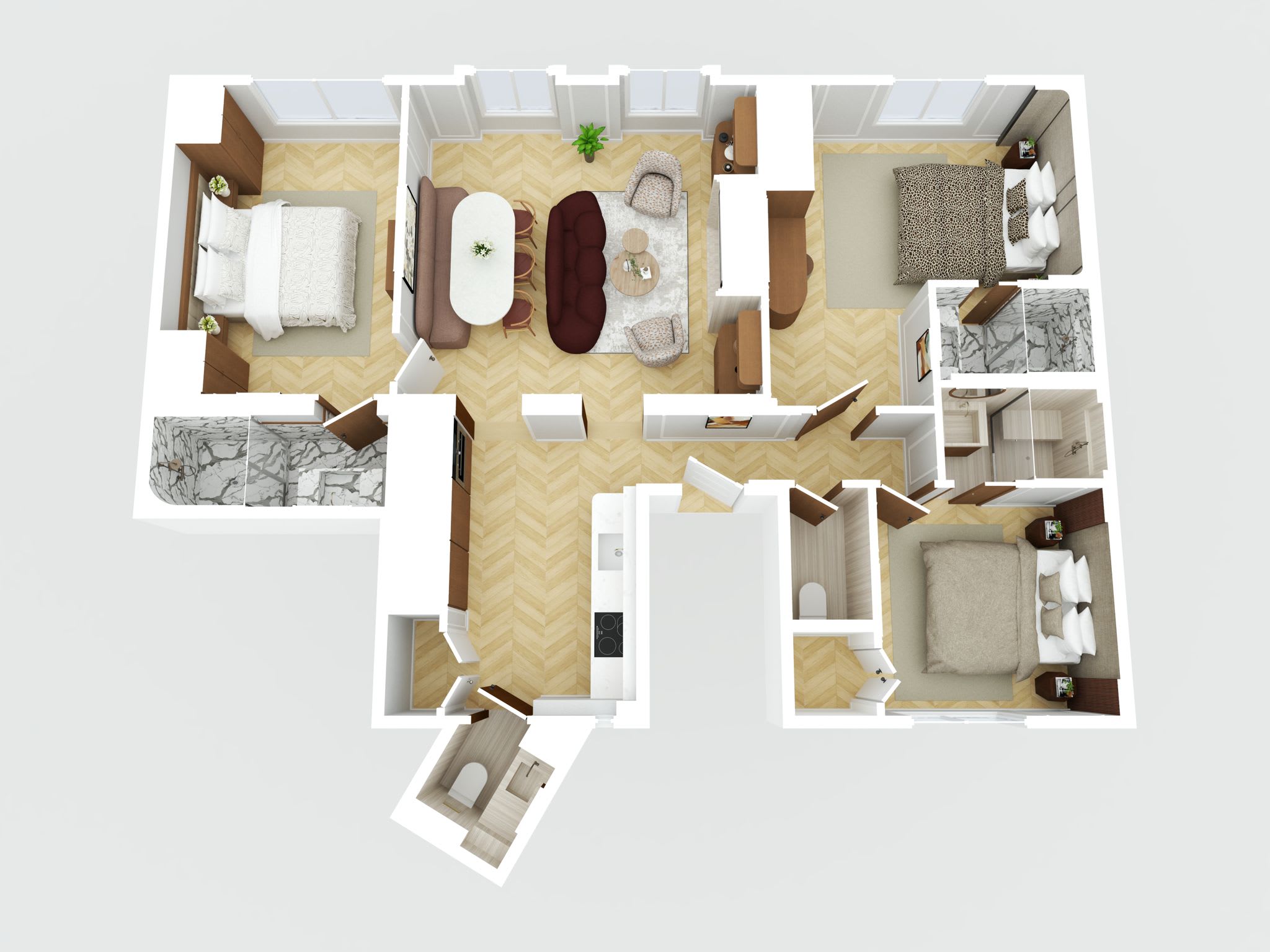 Madame Luxury 3BR 6P with AC - 32