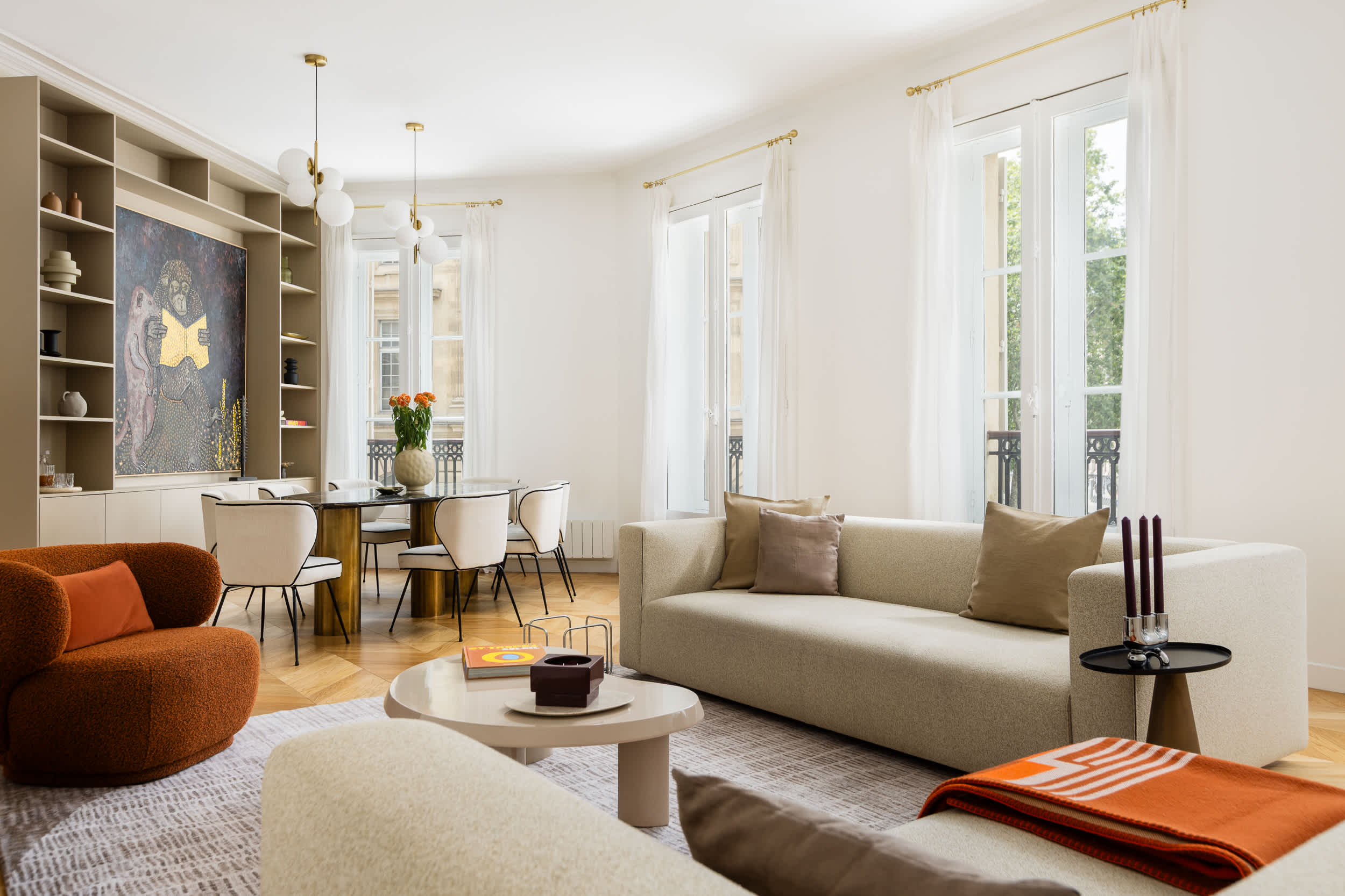 Luxury Rivoli 4 Bed 3 Bath AC Hotel de Ville BHV